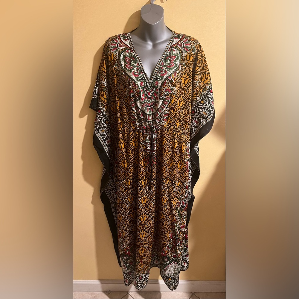 Gypsie Maxi Dress Long Kaftan Hippy Boho Sundress